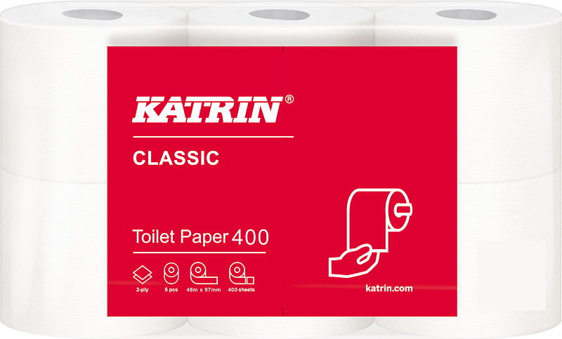 Katrin Classic Toilet 400 2-lags 42rl/48m