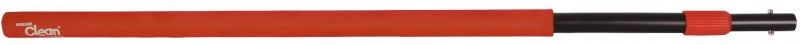 VikurClean aluskaft svart/röd 180cm 
